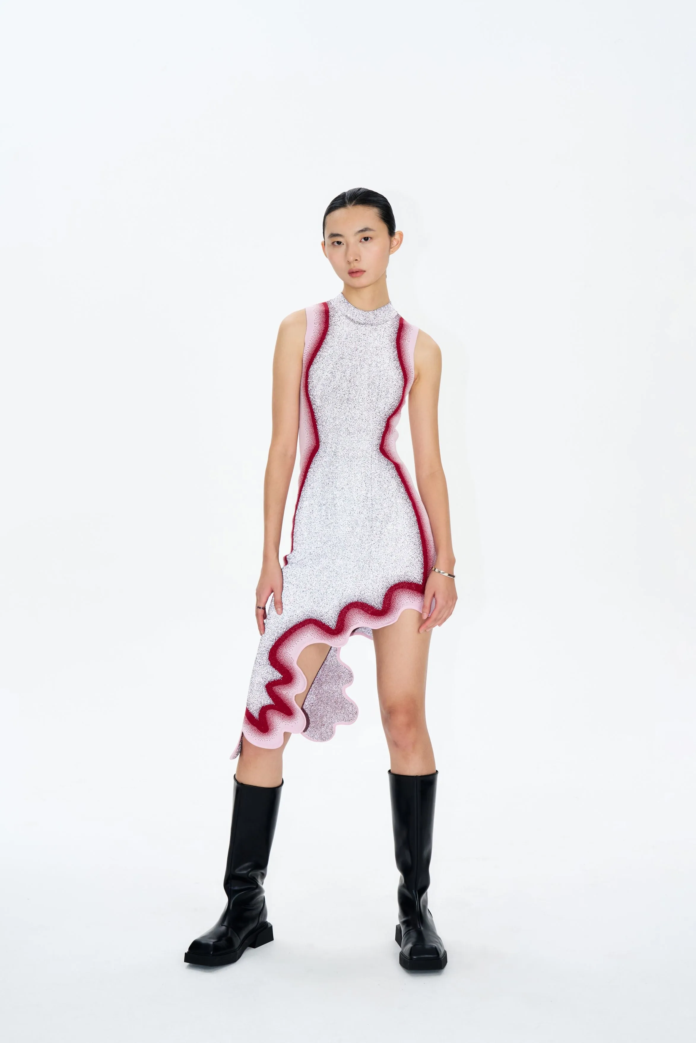 HAILEY REFLECTIVE WAVY DRESS sold by PH5 product image thumbnail 4