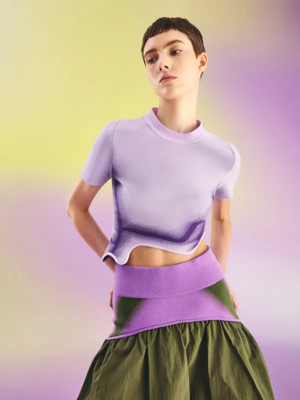 CHARLES & KEITH x PH5 WAVY CROPPED TOP made by PH5