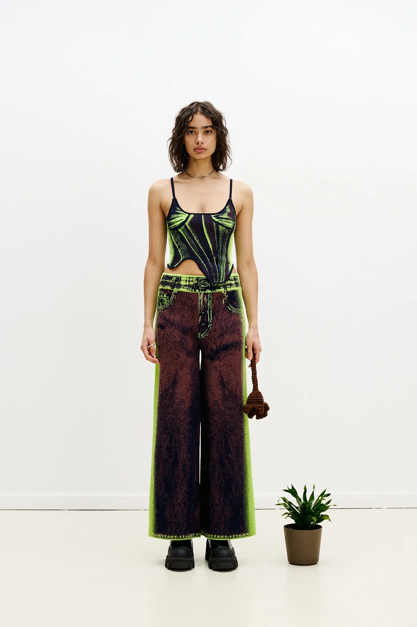 MILA DENIM PRINT TANK TOP sold by PH5 product image thumbnail 3