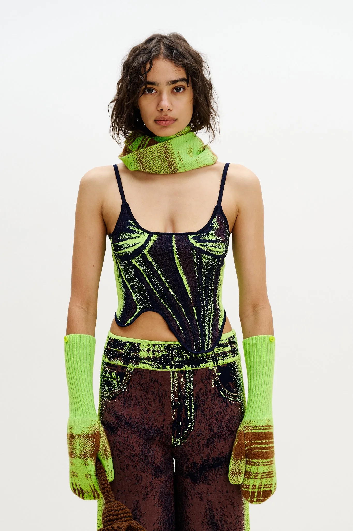 MILA DENIM PRINT TANK TOP sold by PH5