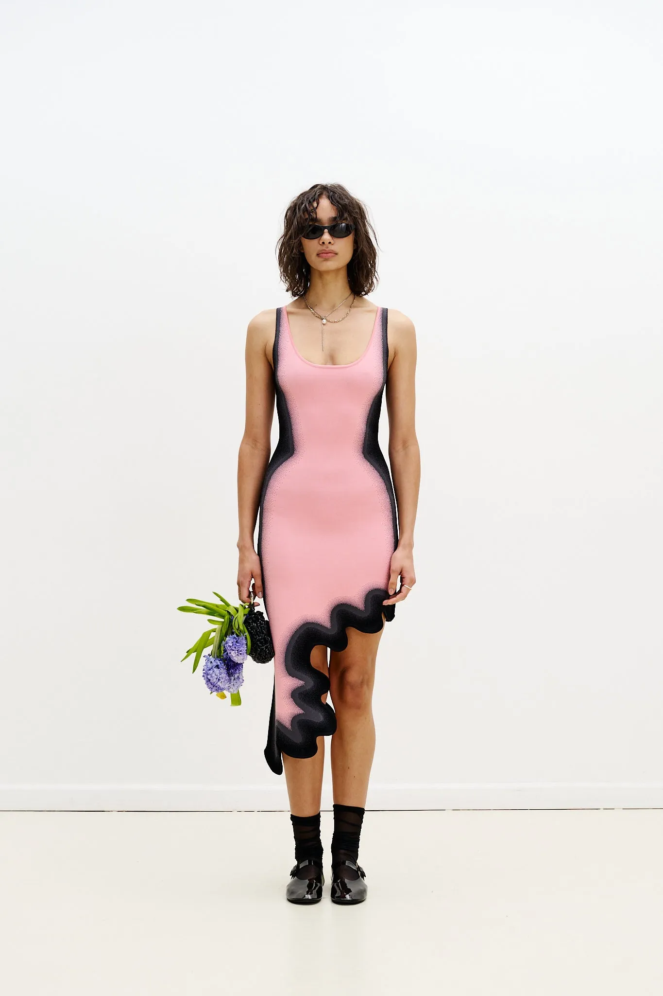 ASTER REVERSIBLE WAVY ASYMMETRIC DRESS sold by PH5