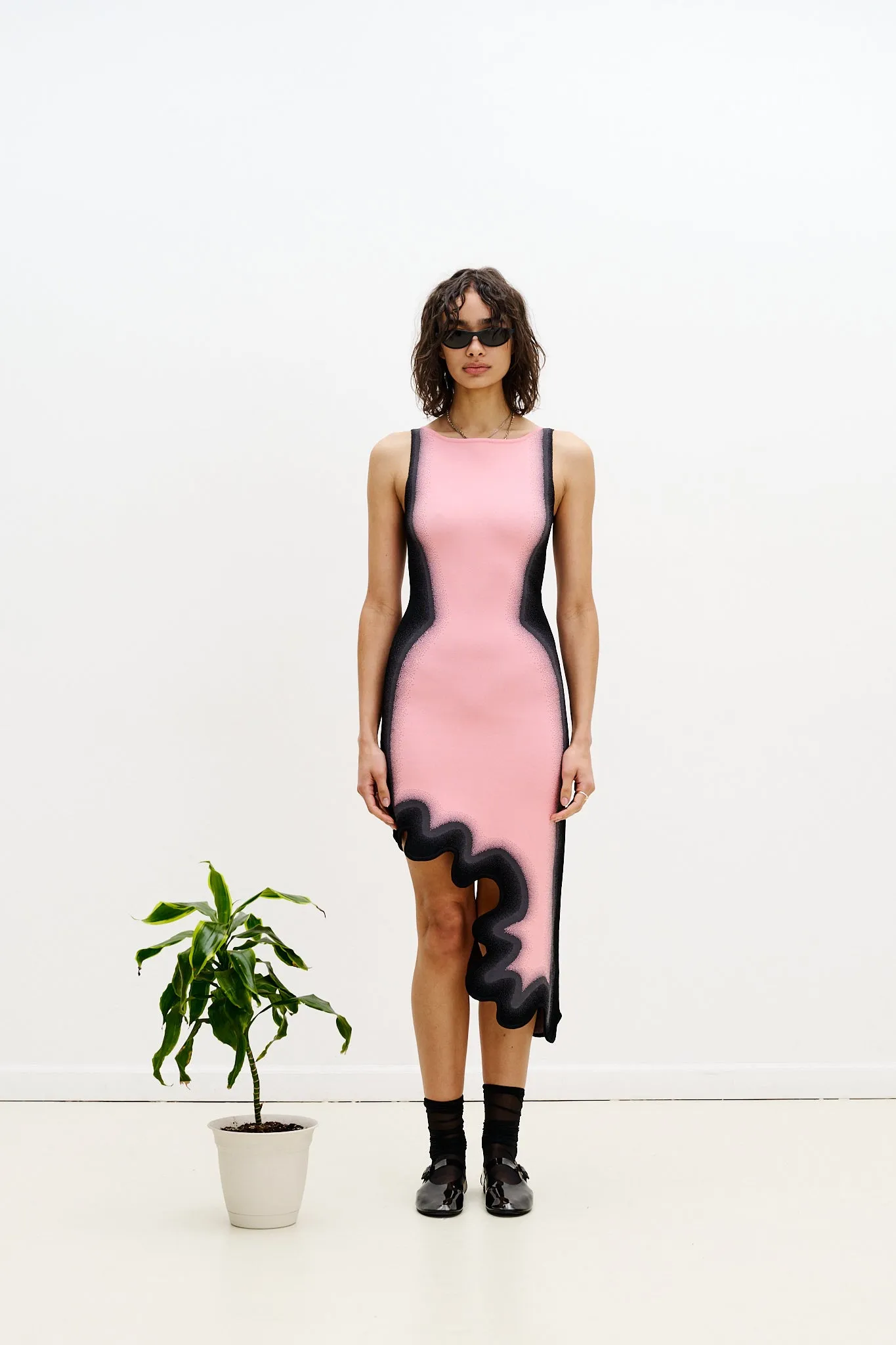 ASTER REVERSIBLE WAVY ASYMMETRIC DRESS sold by PH5 product image thumbnail 2