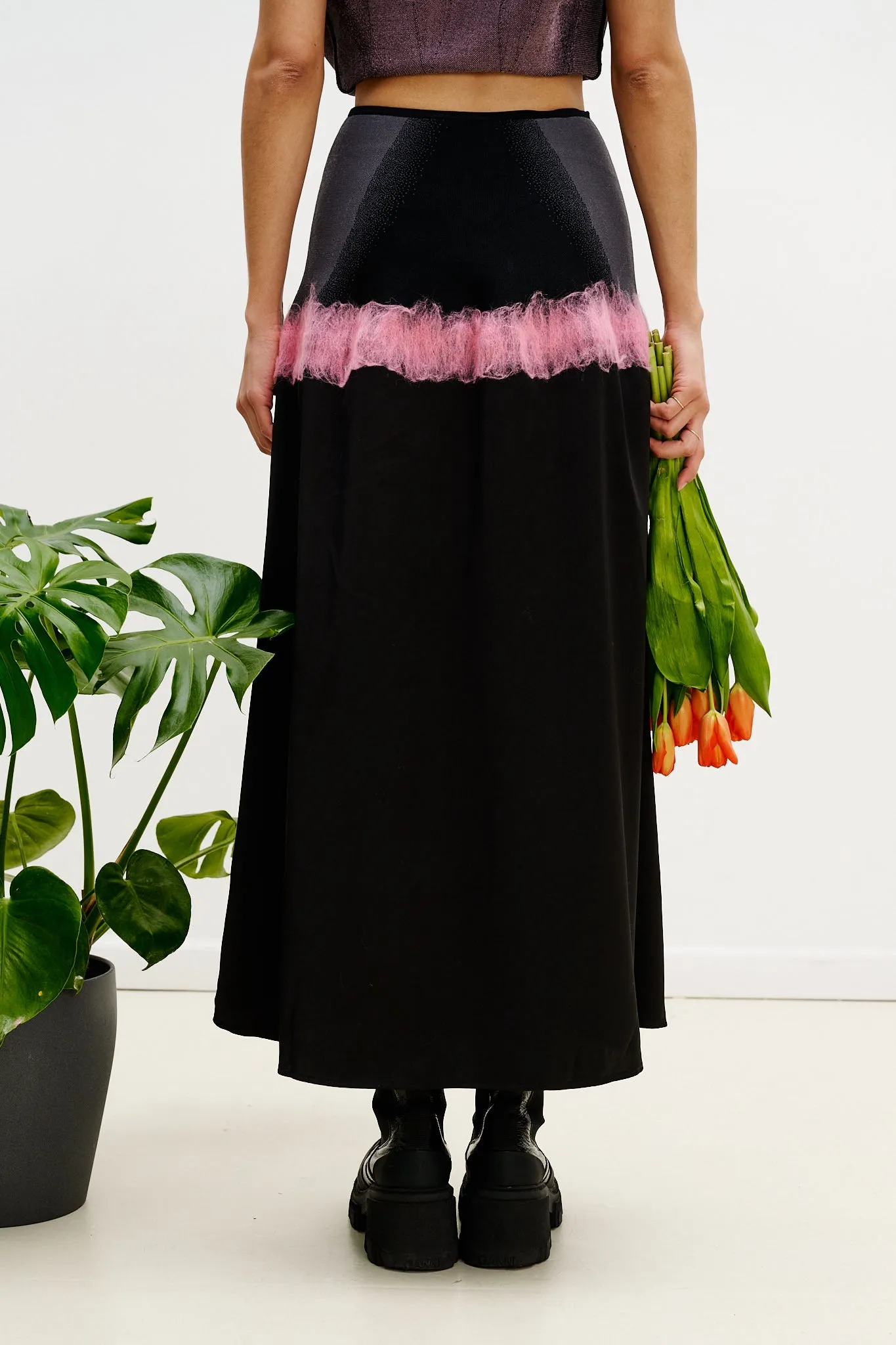 ZINYA NEEDLE PUNCH MAXI SKIRT sold by PH5 product image thumbnail 5