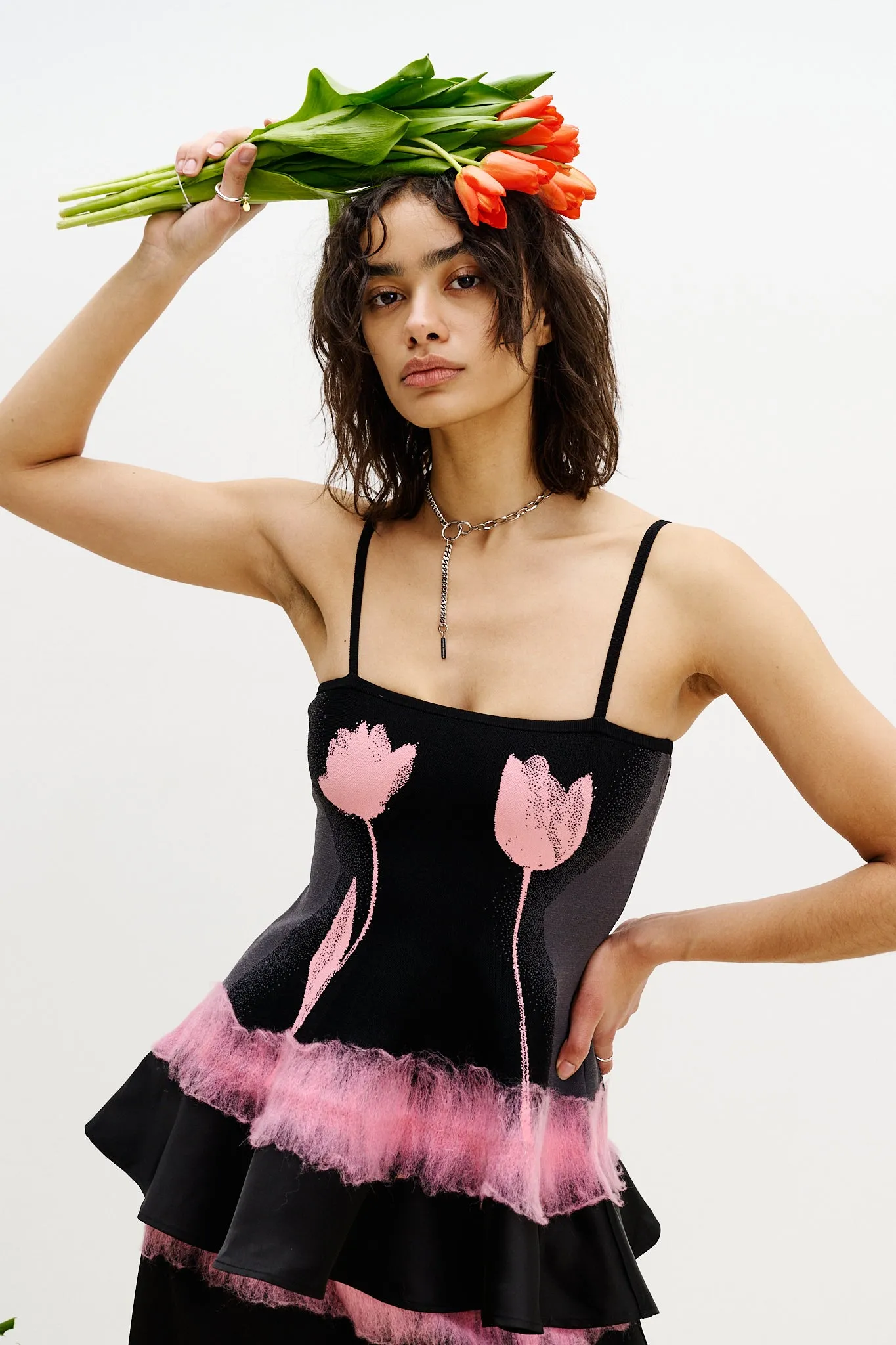 TULIP NEEDLE PUNCH TANK TOP sold by PH5 product image thumbnail 5