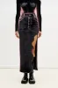 LILY WAVY MIDI DENIM SKIRT sold by PH5