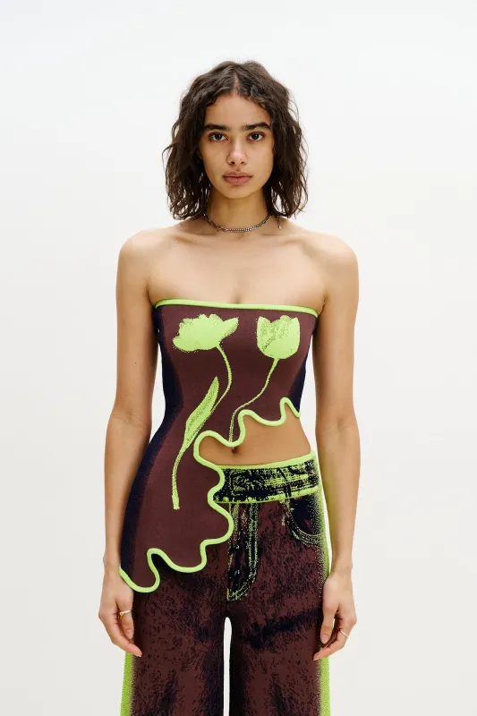 POMELO WAVY BRA TOP sold by PH5