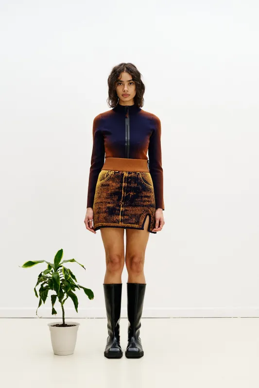 RHODA REVERSIBLE QUILTED SKIRT sold by PH5