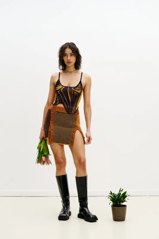 ADDIS MERINO WOOL MINI SKIRT sold by PH5