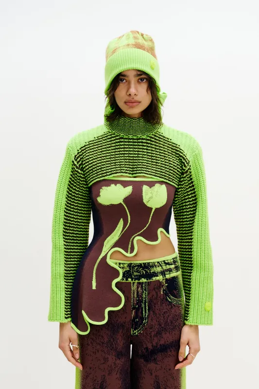 ANKUR MERINO WOOL CHUNKY SHRUG made by PH5