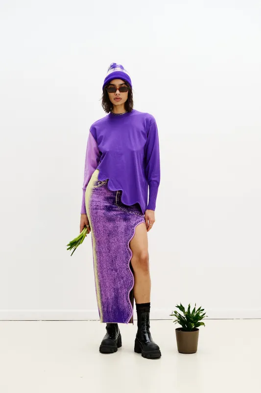 SHARON COLORBLOCK WAVY PULLOVER made by PH5