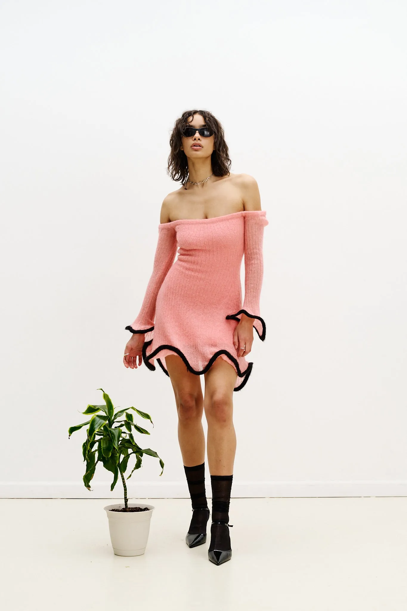 KALEI ALPACA WAVY DRESS sold by PH5