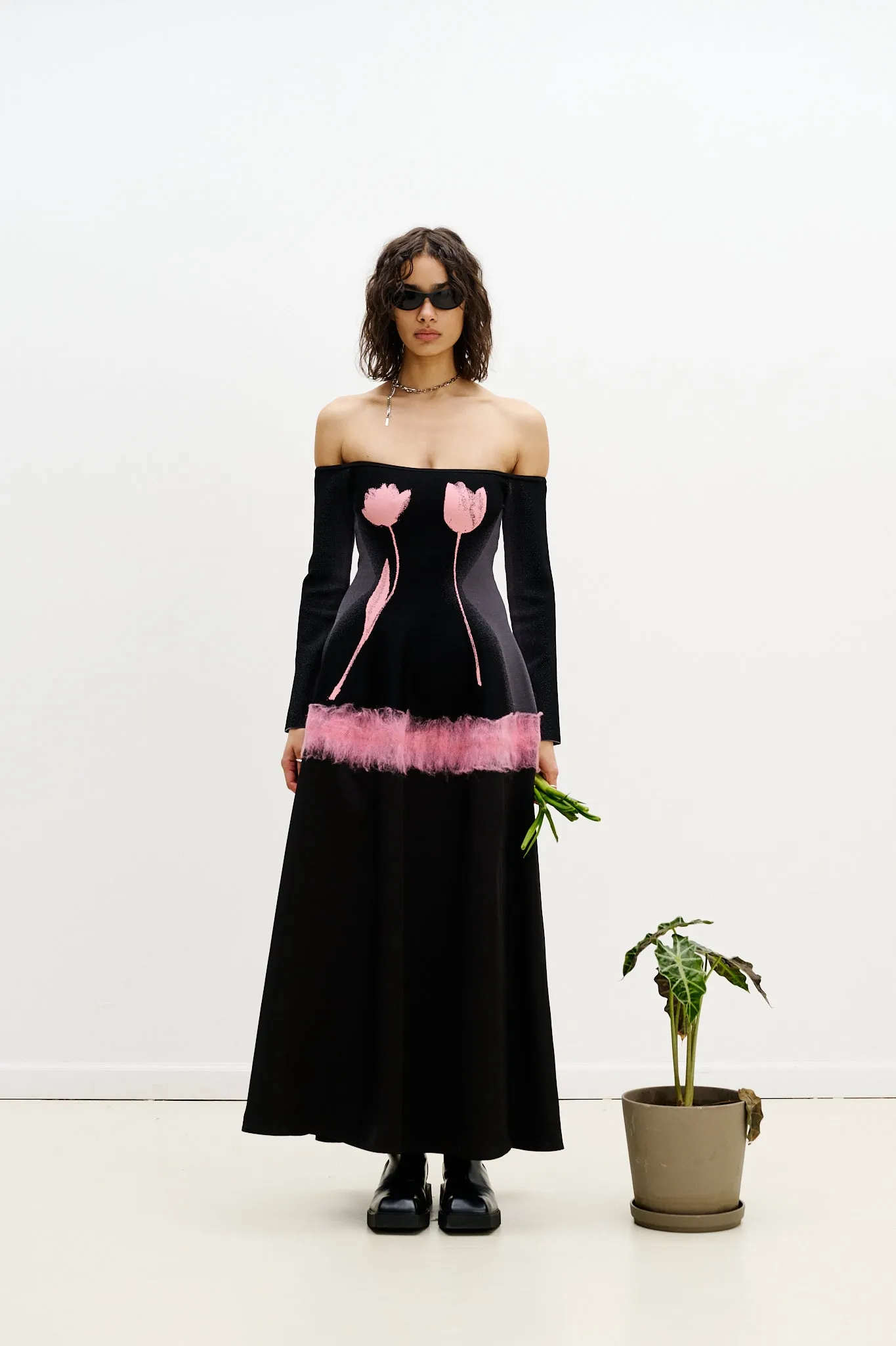 BRIONI NEEDLE PUNCH MAXI DRESS sold by PH5