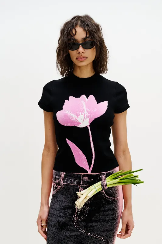 HANA UV REACTIVE FLOWER TSHIRT sold by PH5