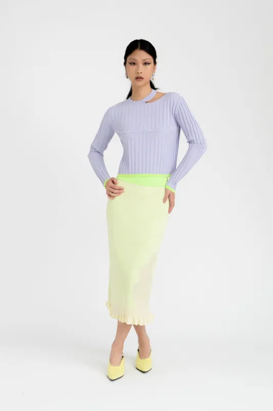 PIPE LONG SLEEVE CROPPED TOP made by PH5