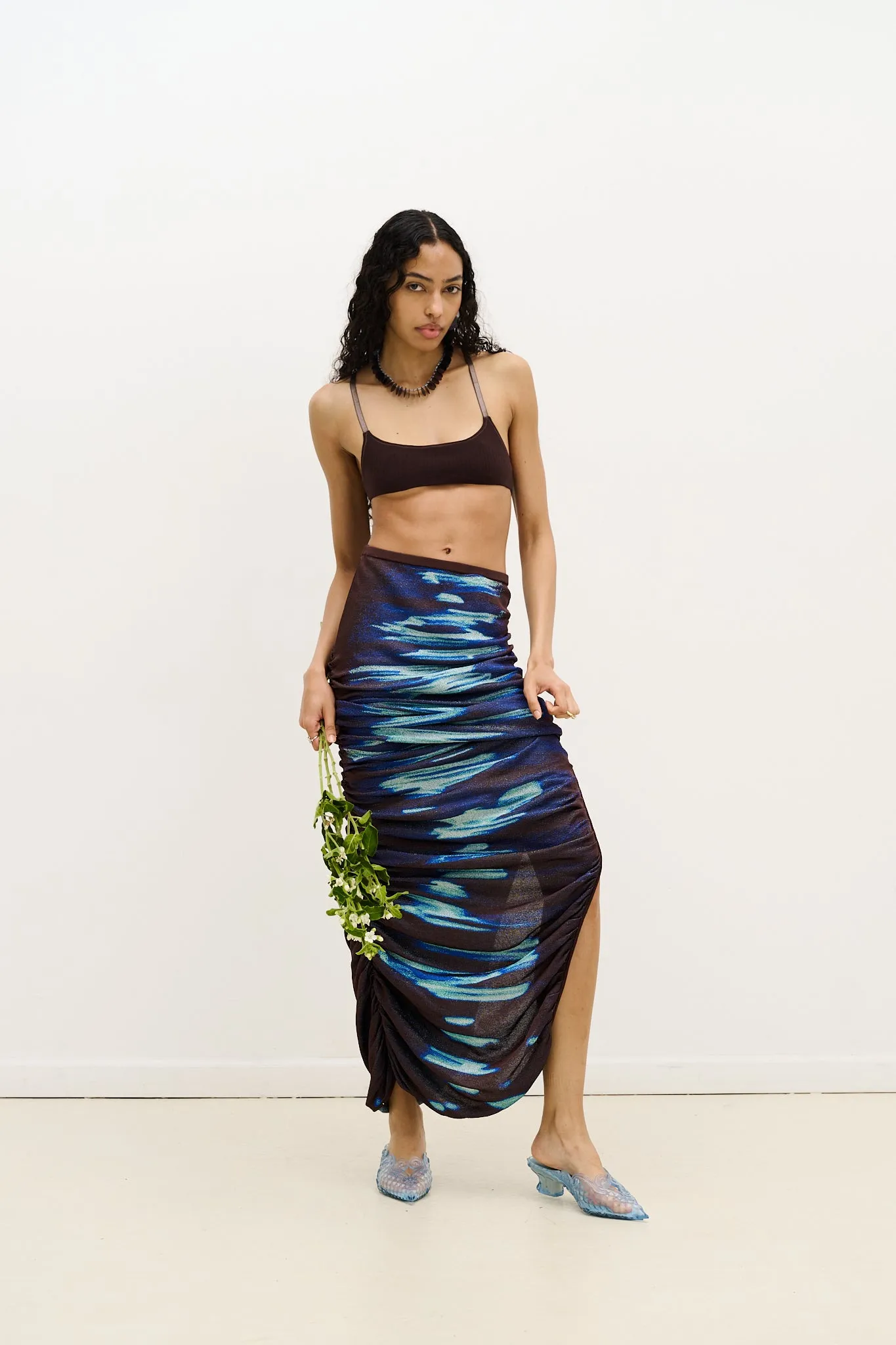 NILE LAKE PRINT LONG SKIRT DRESS sold by PH5