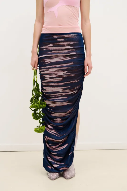 NILE LAKE PRINT LONG SKIRT DRESS sold by PH5