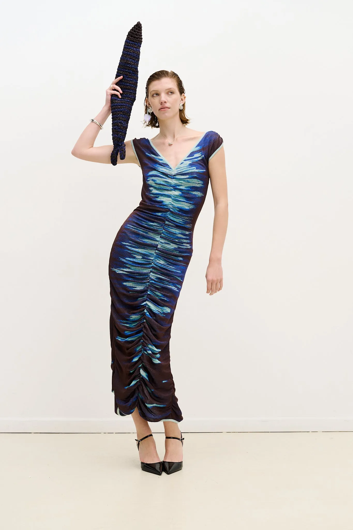DANIO LAKE PRINT MIDI DRESS sold by PH5 product image thumbnail 3