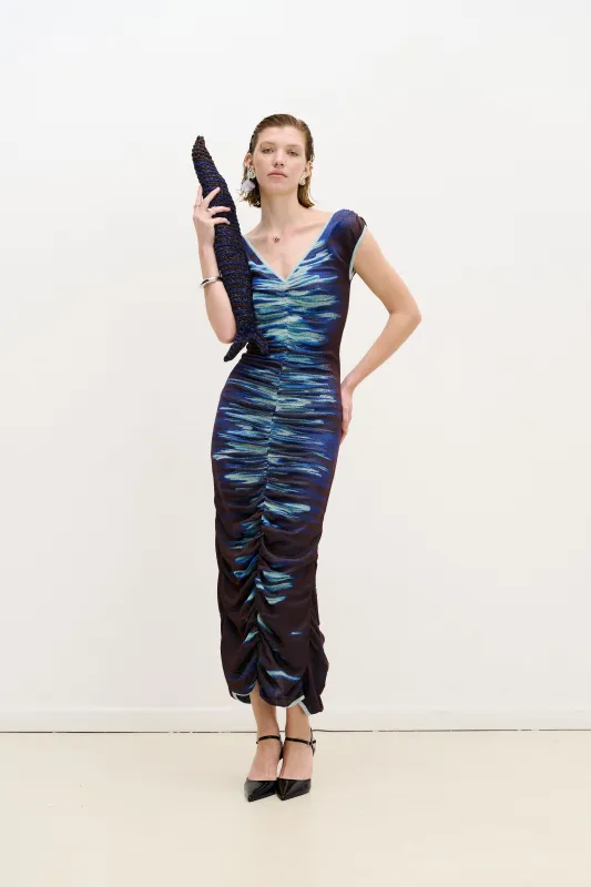 DANIO LAKE PRINT MIDI DRESS made by PH5