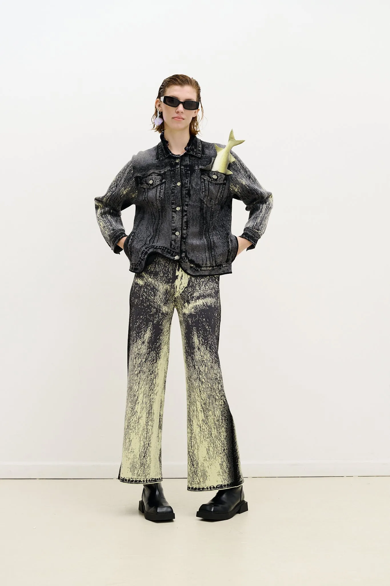 HANA DENIM PRINT OVERSIZED JACKET sold by PH5 product image thumbnail 5