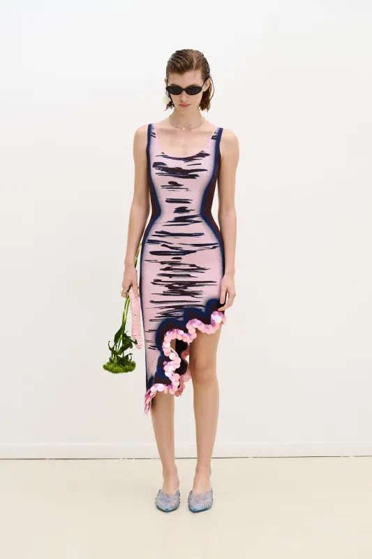 ROBIN REVERSIBLE WAVY DRESS WITH SEQUINS sold by PH5