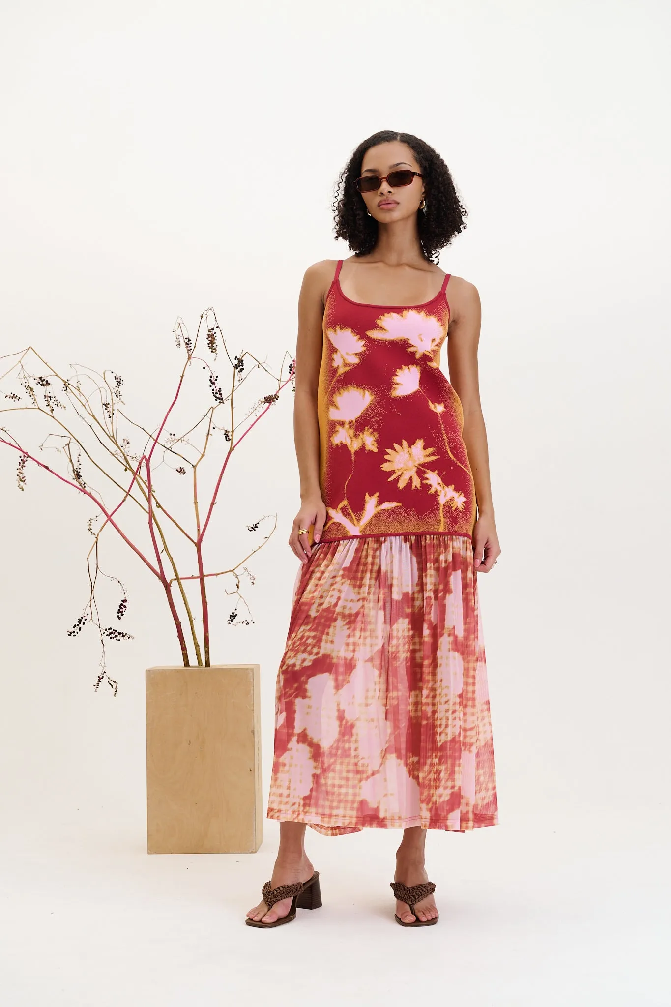 GINGER FLOWER PRINT TANK DRESS sold by PH5 product image thumbnail 2