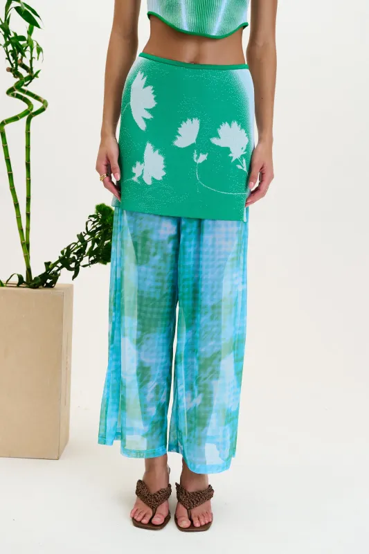 ANISE FLOWER PRINT PANTS made by PH5