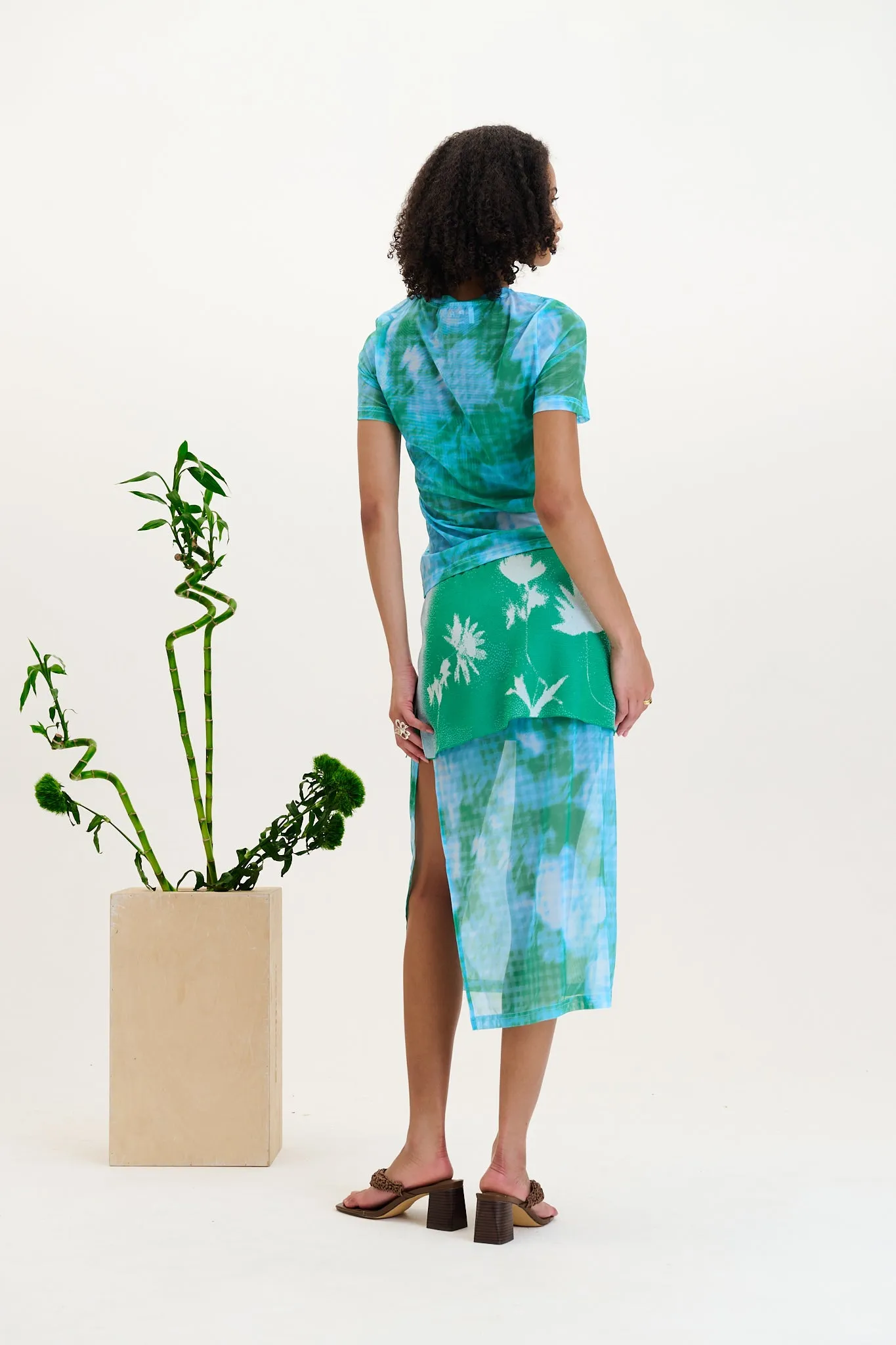 COLBY FLOWER PRINT MIDI SKIRT sold by PH5 product image thumbnail 4