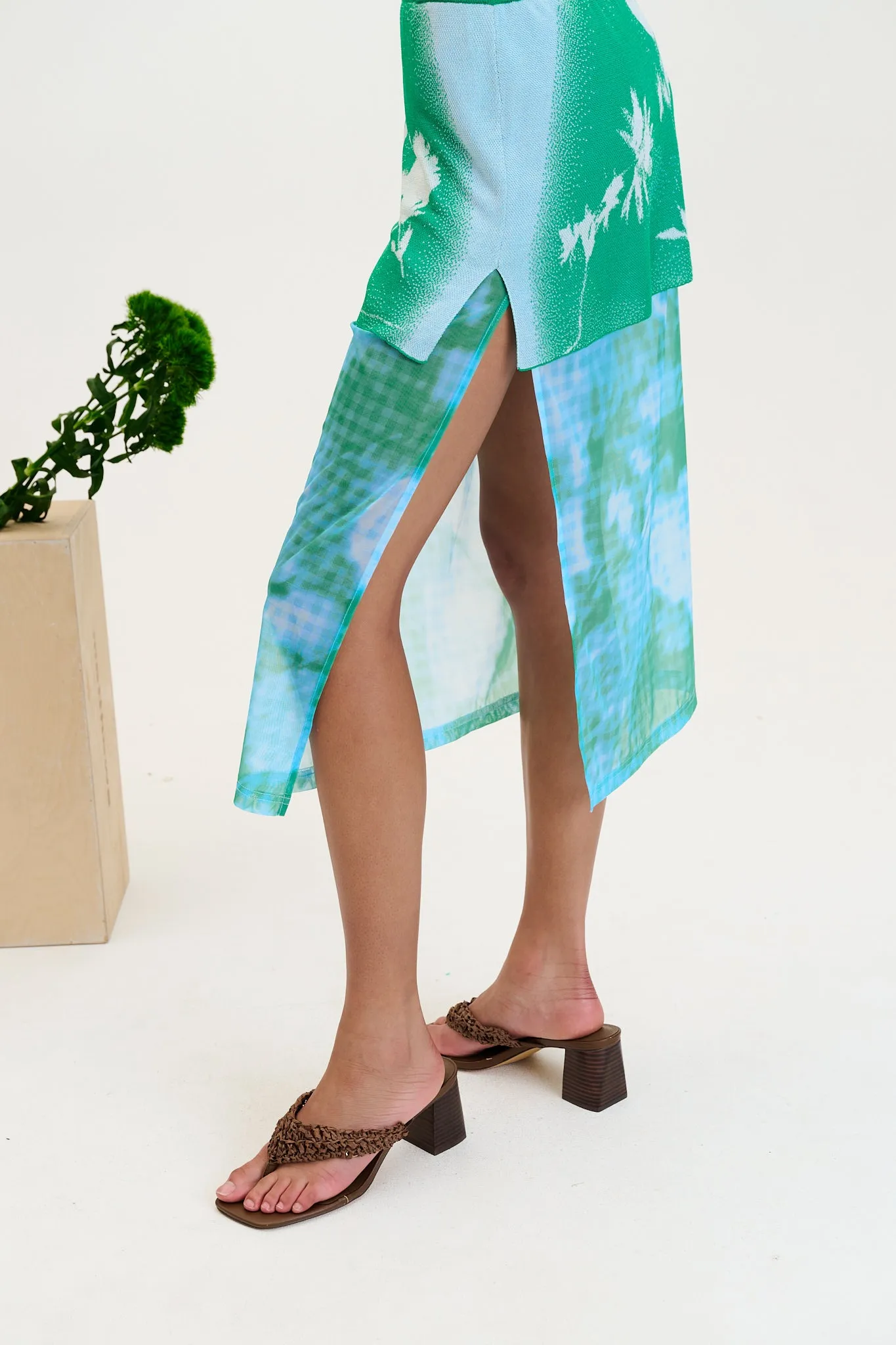 COLBY FLOWER PRINT MIDI SKIRT sold by PH5 product image thumbnail 3