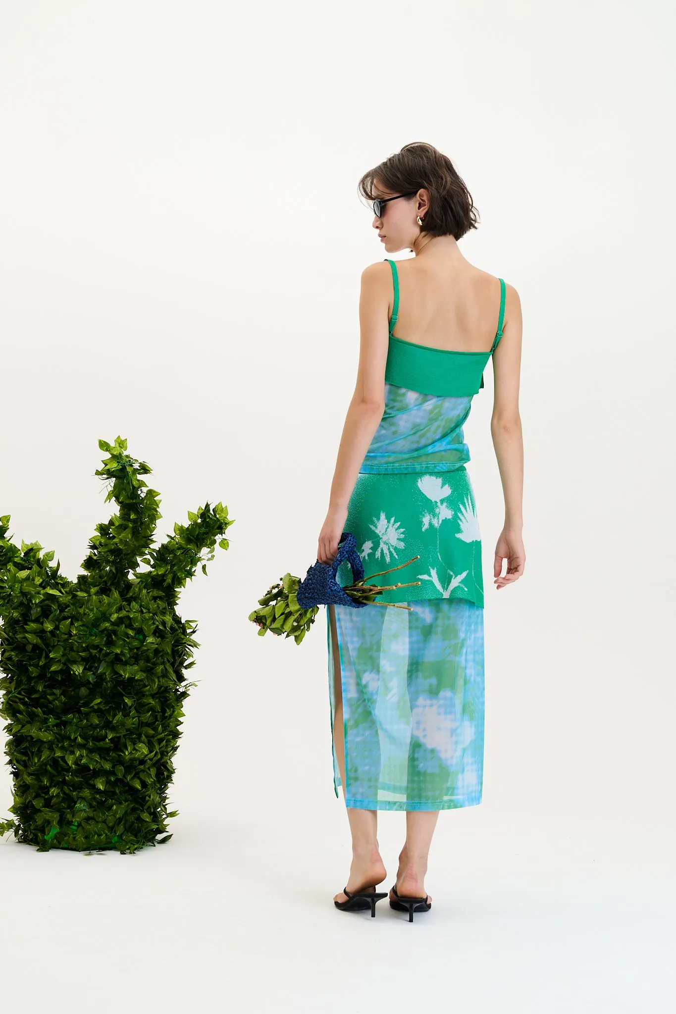 MAIZE FLOWER PRINT TANK TOP sold by PH5 product image thumbnail 4