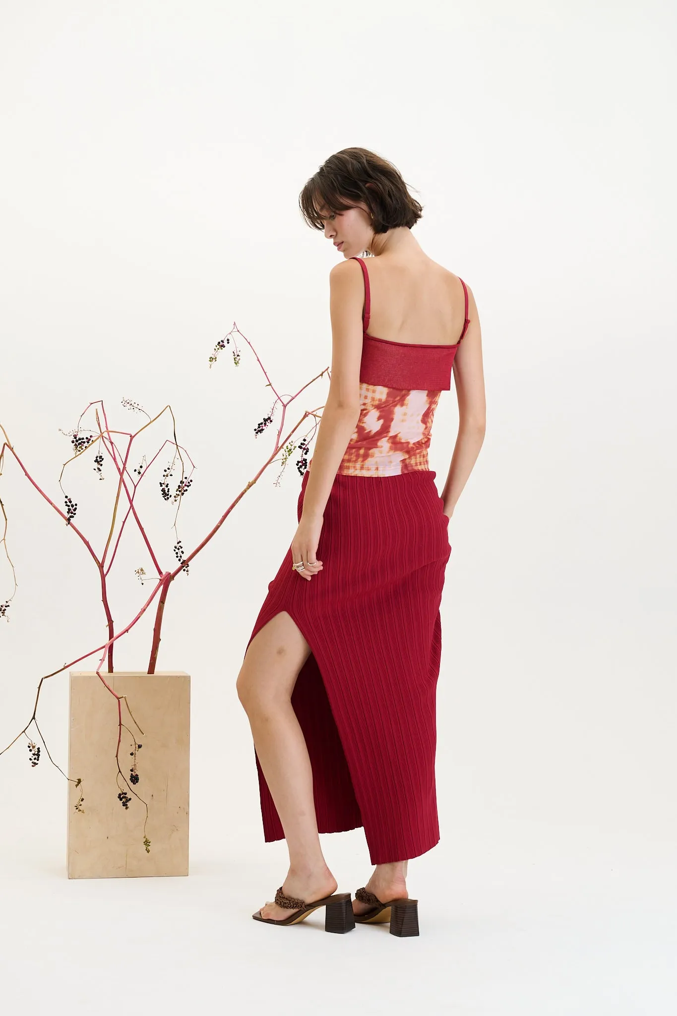 MAIZE FLOWER PRINT TANK TOP sold by PH5 product image thumbnail 3