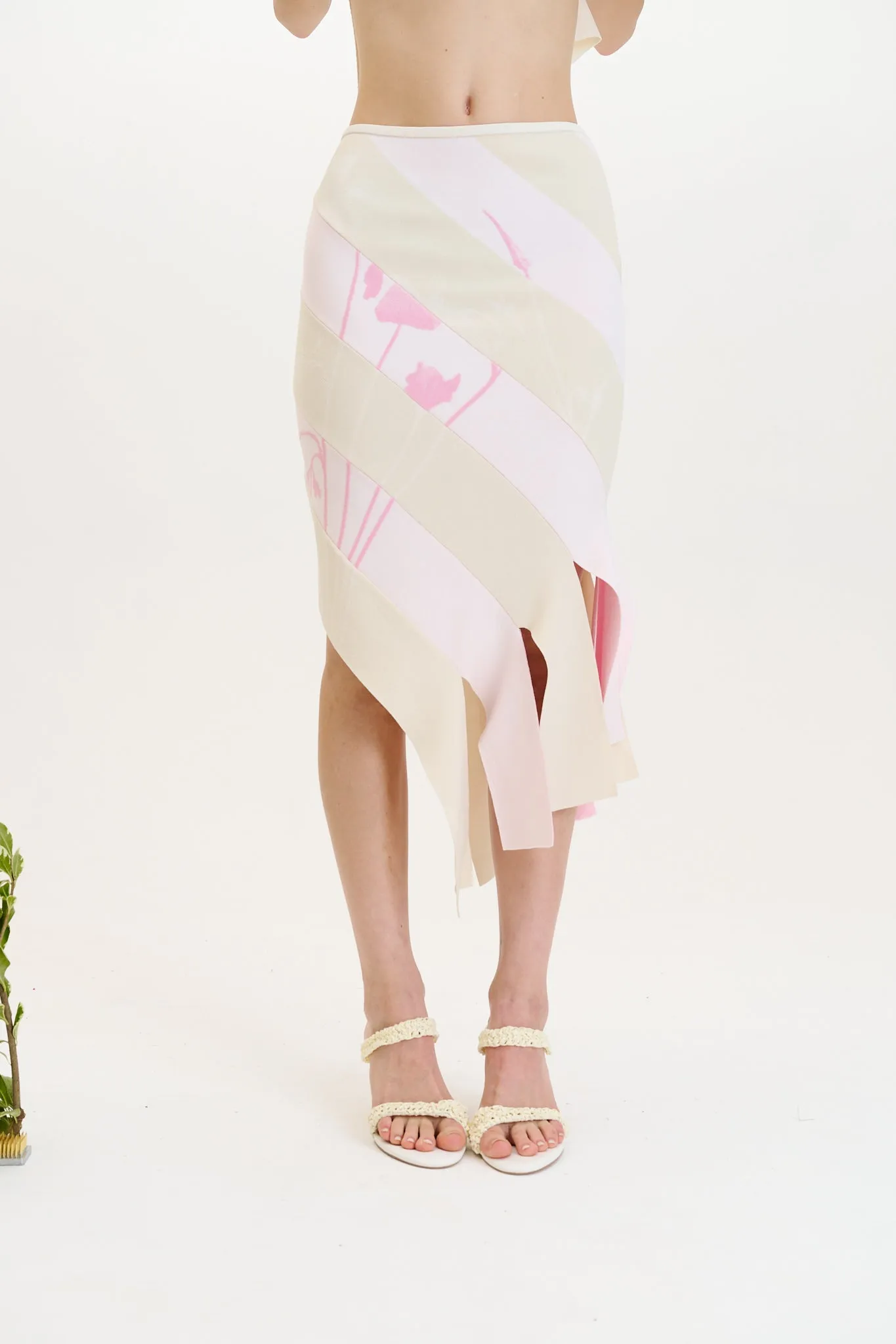 HESPER UV REACTIVE MIDI SKIRT sold by PH5