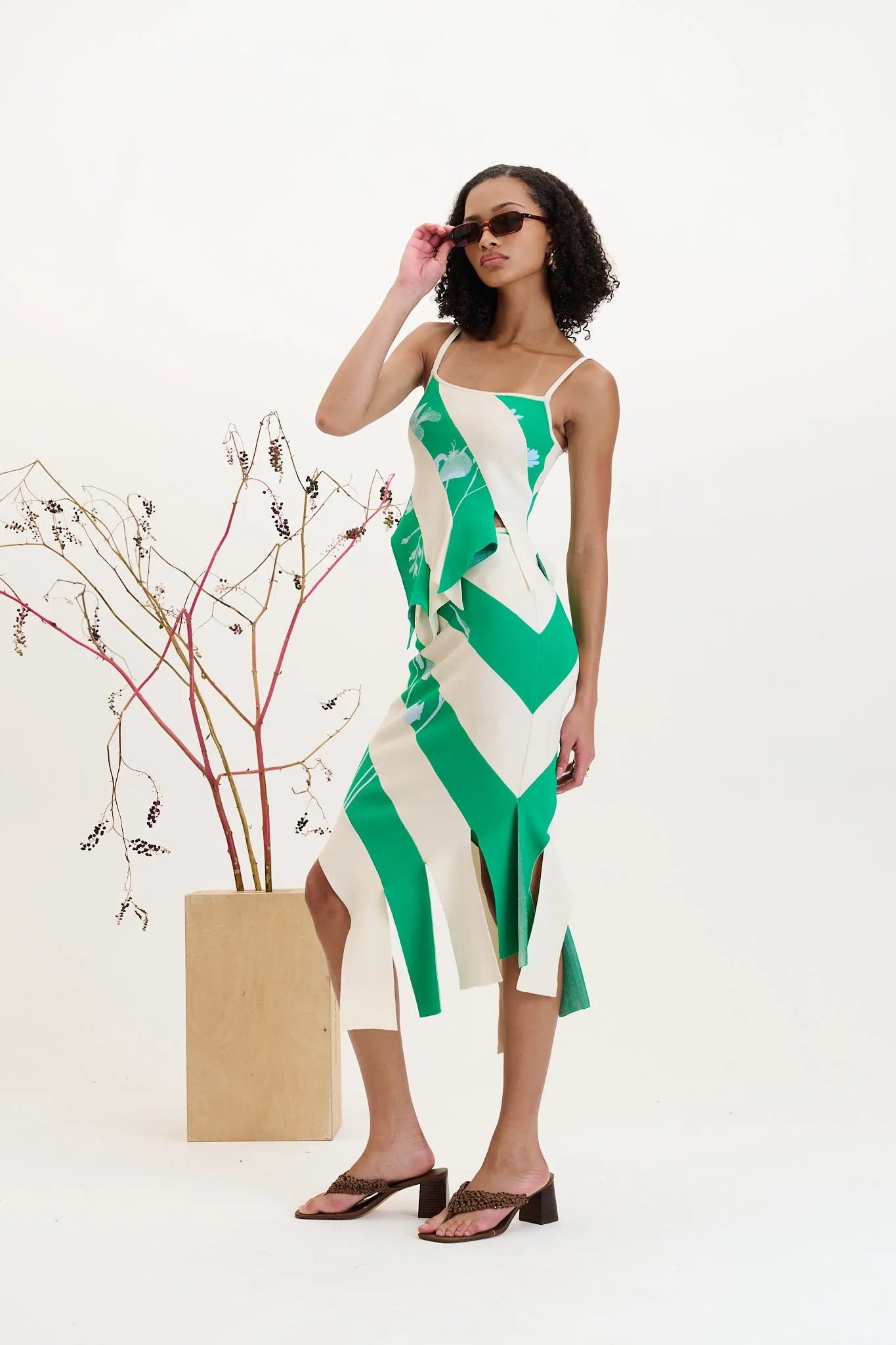 HESPER UV REACTIVE MIDI SKIRT sold by PH5 product image thumbnail 3