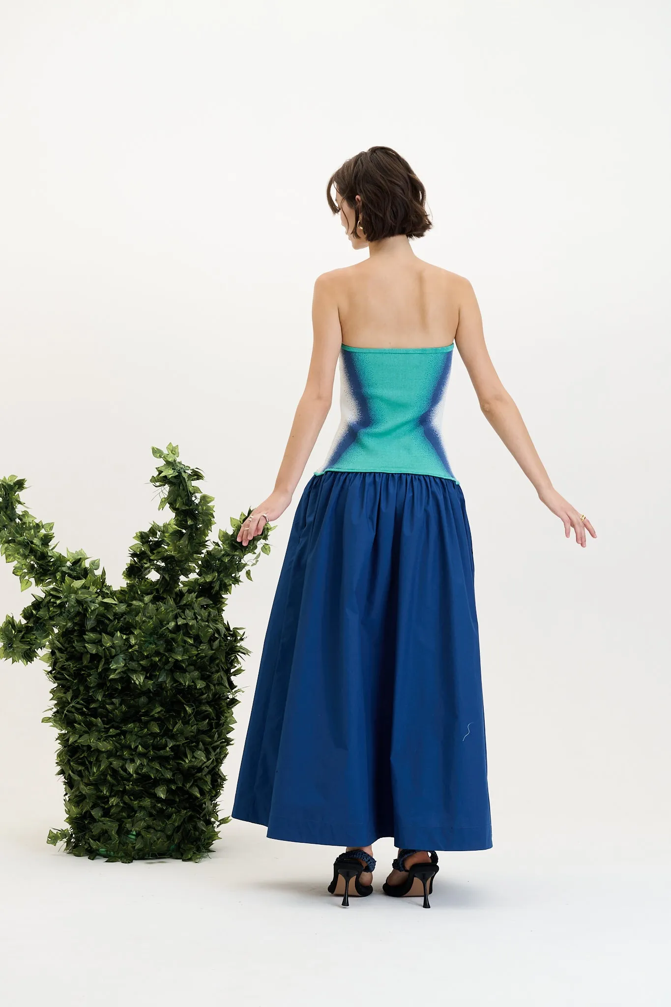 ALMOND MIXED MEDIA TUBE DRESS sold by PH5 product image thumbnail 3