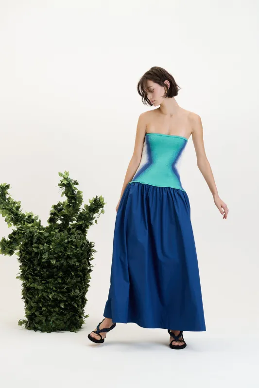 ALMOND MIXED MEDIA TUBE DRESS sold by PH5