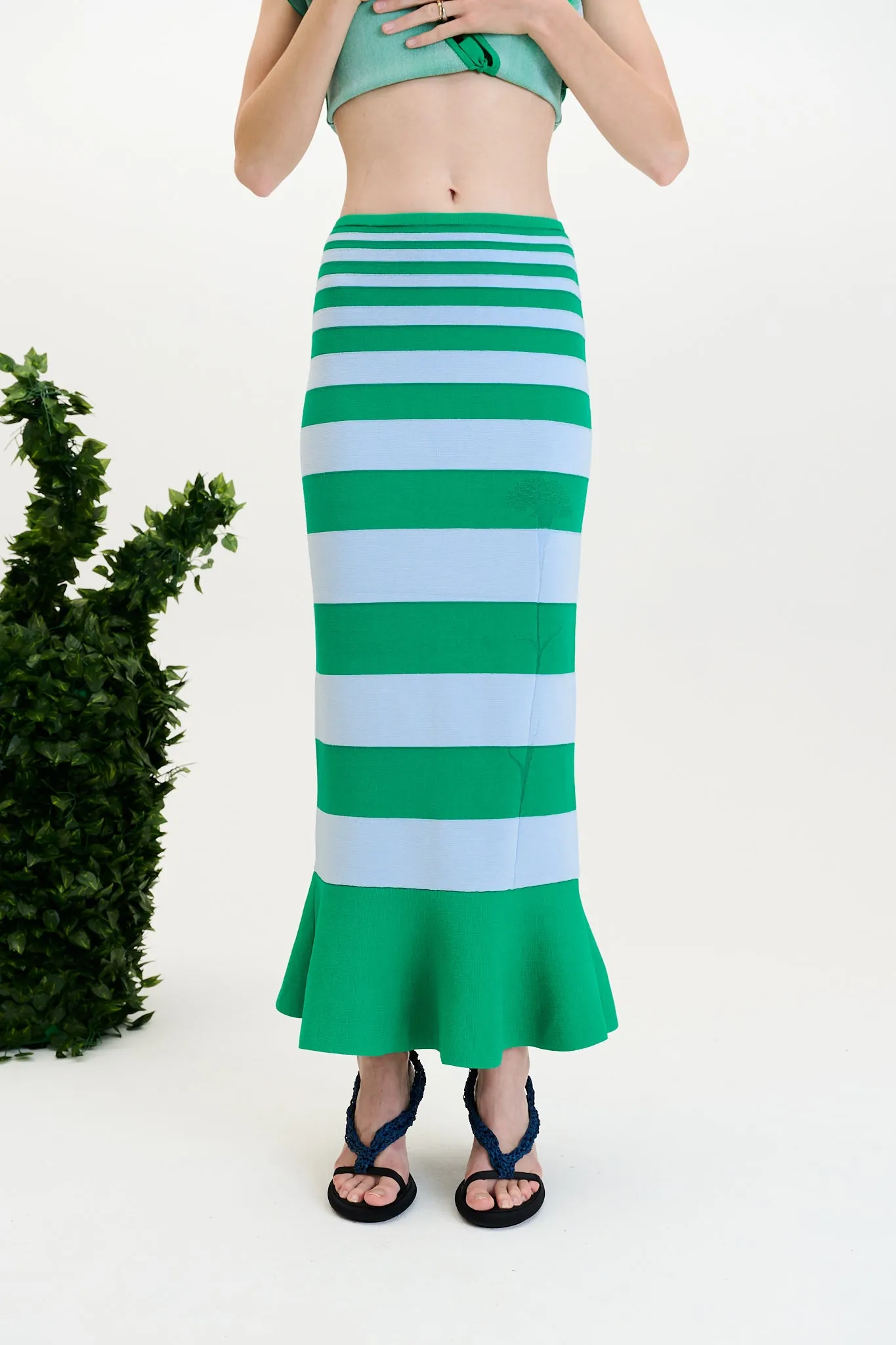 KIZZY BANDAGE MAXI SKIRT sold by PH5