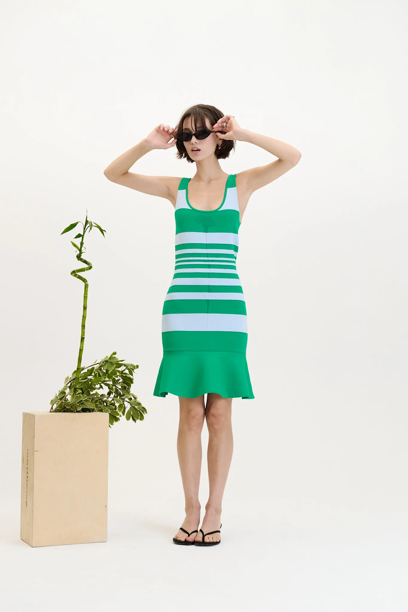 LINDEN REVERSIBLE BANDAGE MINI DRESS sold by PH5