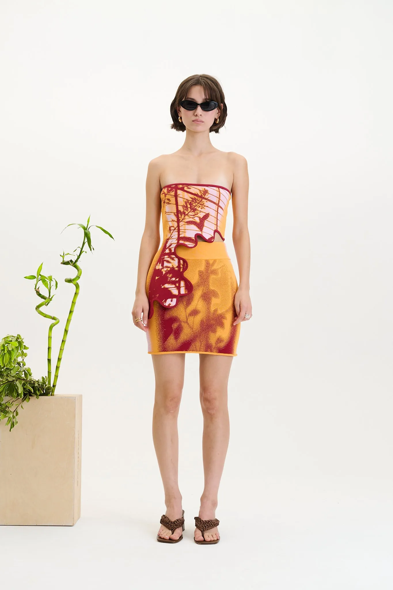 ALANI WINDOW PRINT MINI SKIRT sold by PH5 product image thumbnail 4