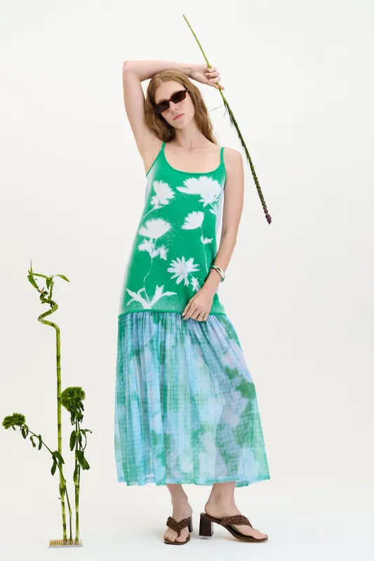 GINGER FLOWER PRINT TANK DRESS made by PH5