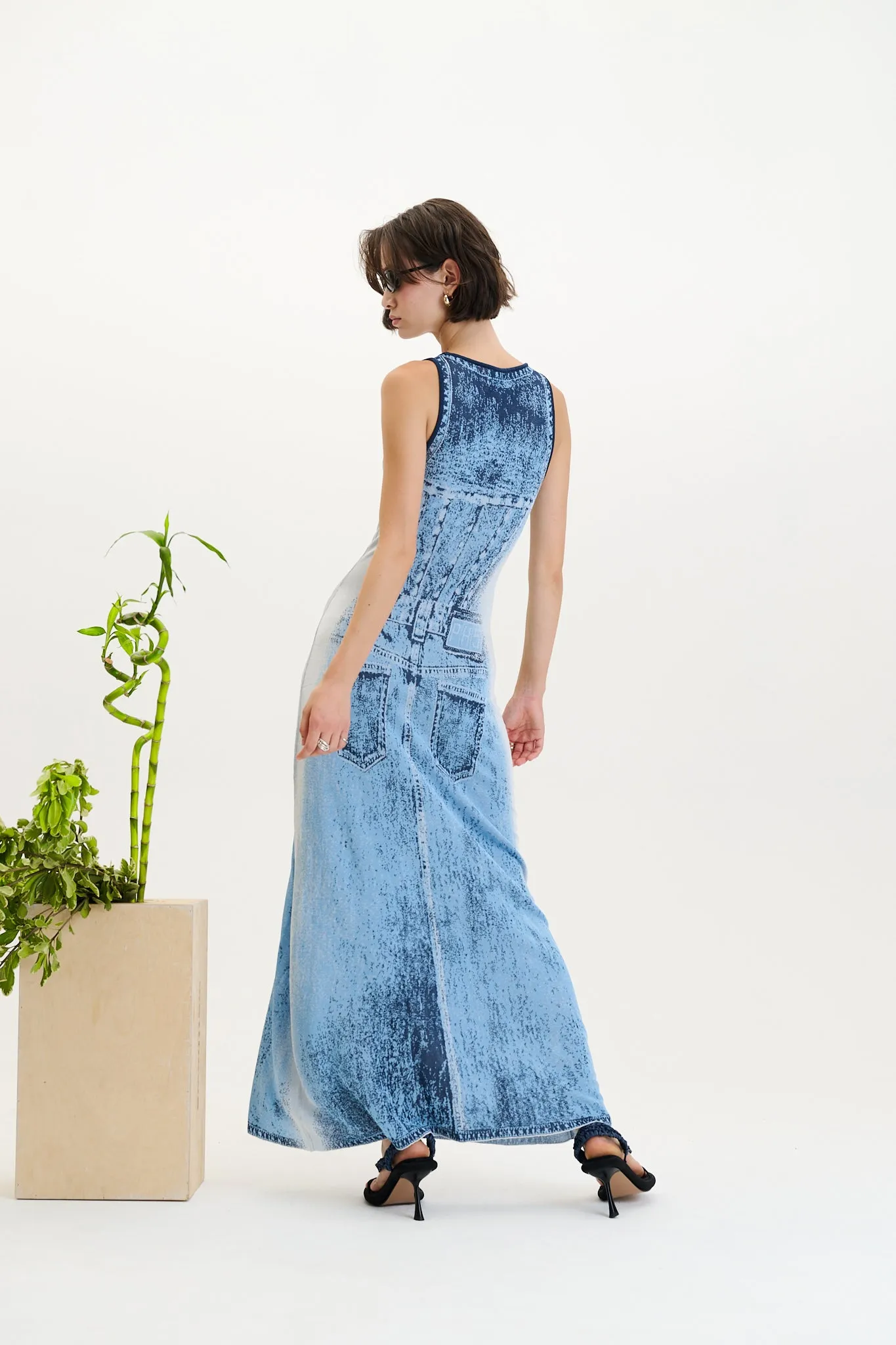 ASPEN DENIM TANK DRESS sold by PH5 product image thumbnail 4