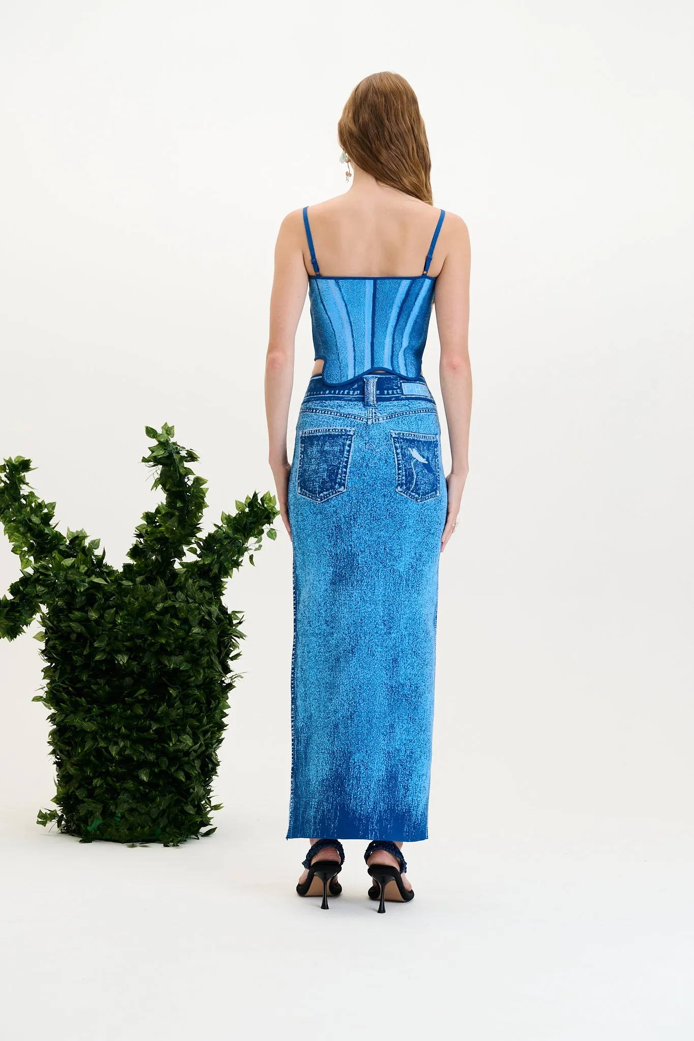LILY MIDI DENIM SKIRT sold by PH5 product image thumbnail 5