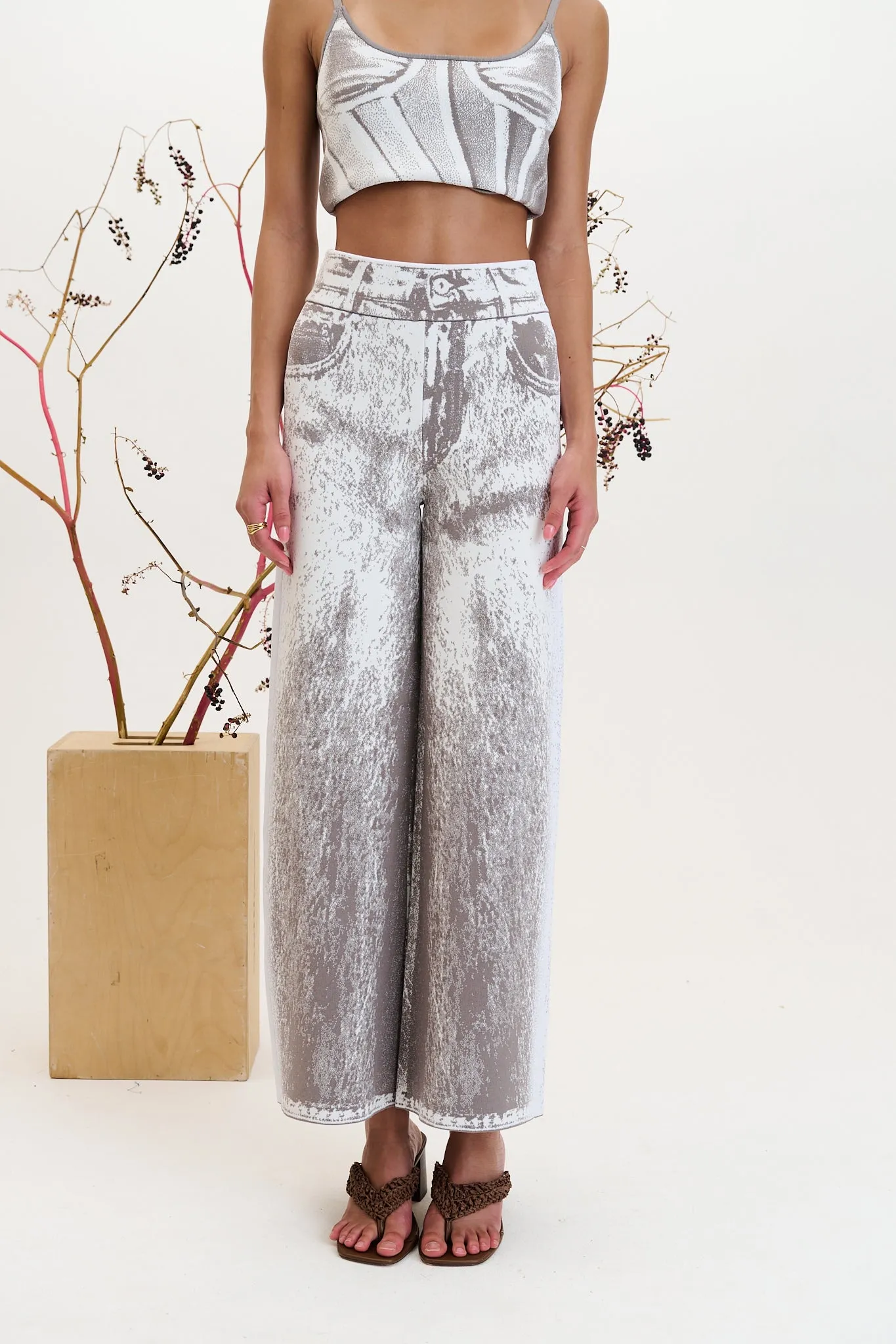 ZAHRA WIDE LEG PANTS sold by PH5