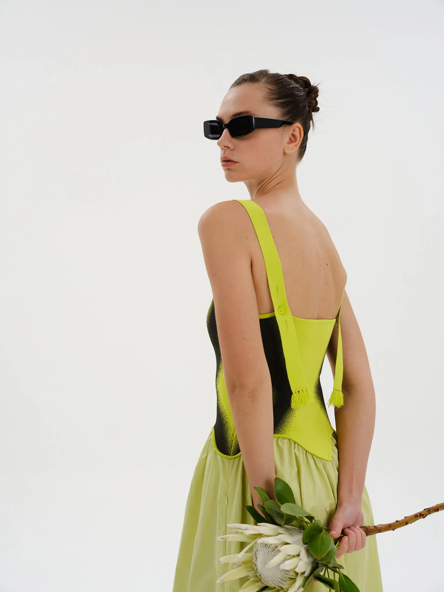 MUSHU MIXED MEDIA LONG DRESS sold by PH5 product image thumbnail 5