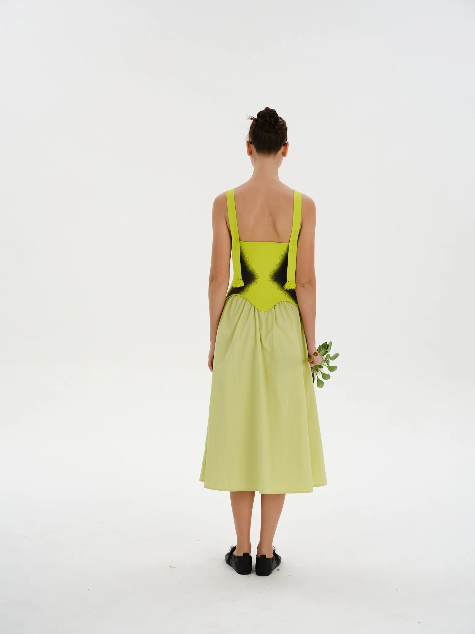 MUSHU MIXED MEDIA LONG DRESS sold by PH5 product image thumbnail 4
