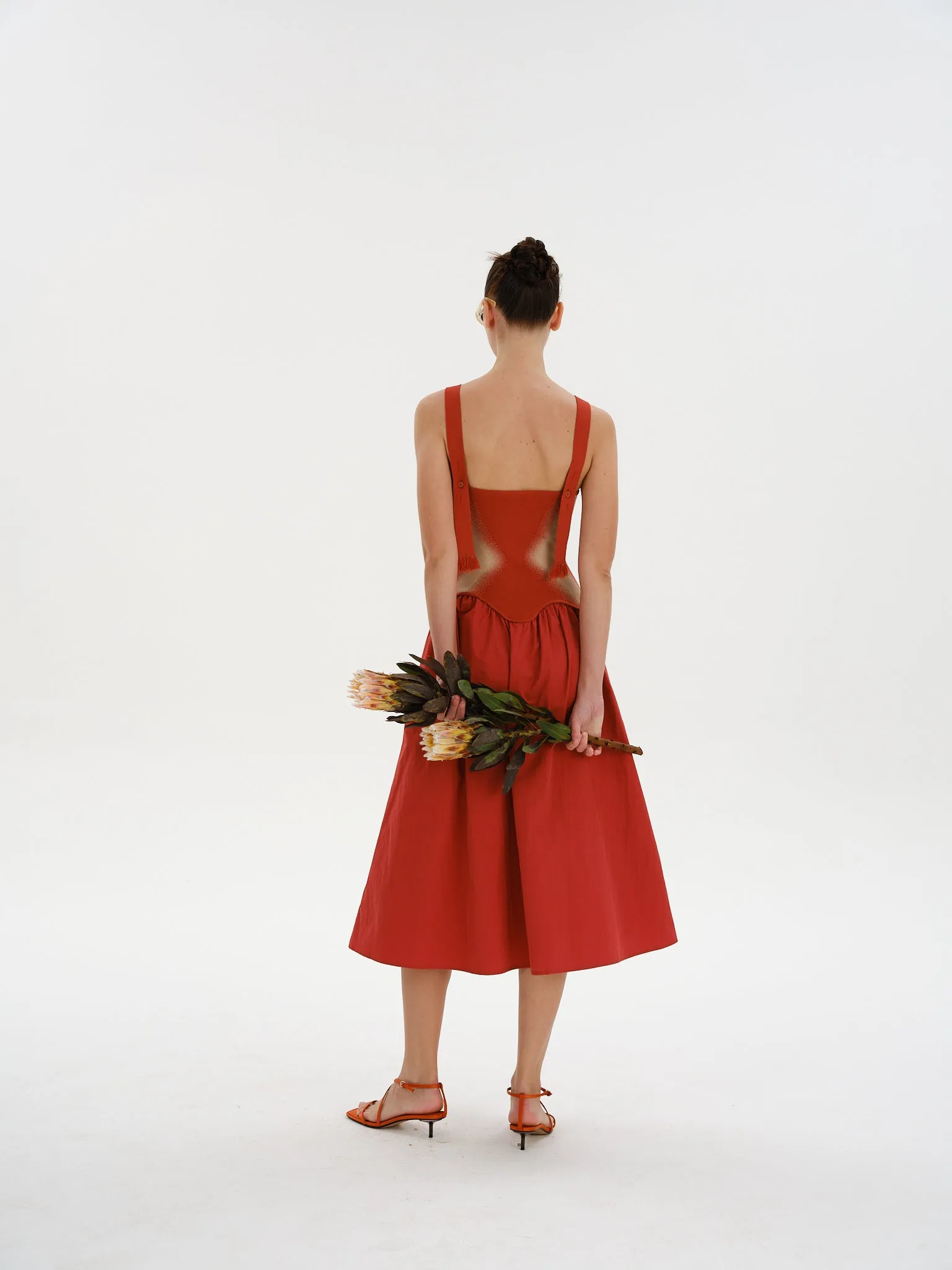 MUSHU MIXED MEDIA LONG DRESS sold by PH5 product image thumbnail 4