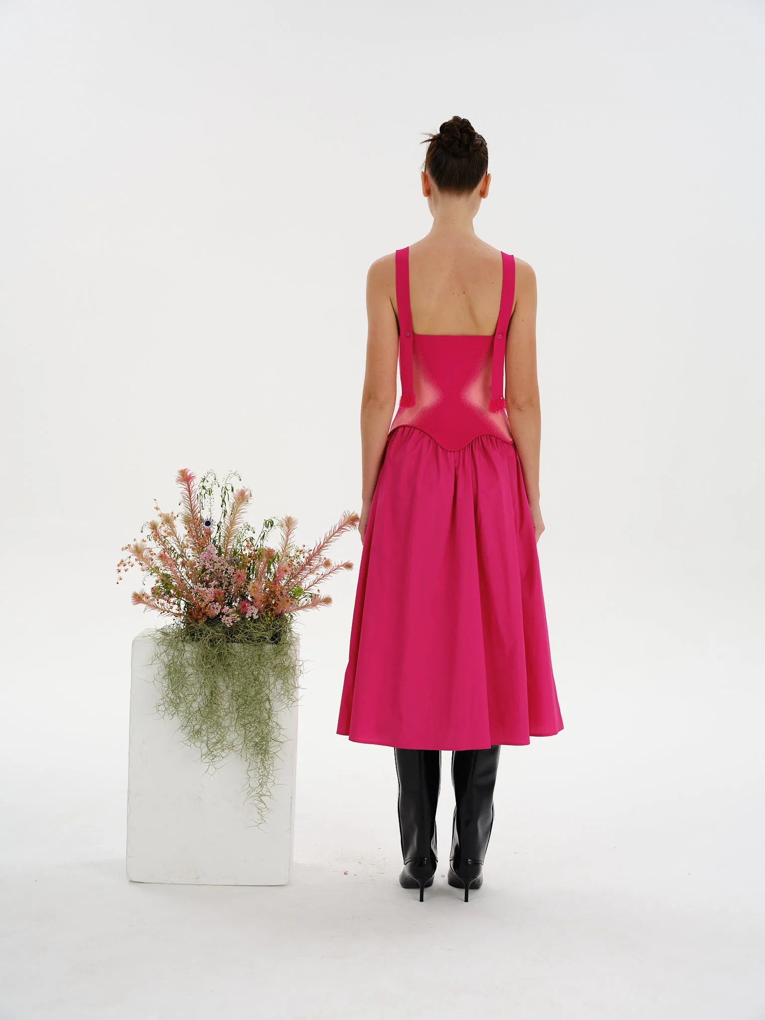 MUSHU MIXED MEDIA LONG DRESS sold by PH5 product image thumbnail 4