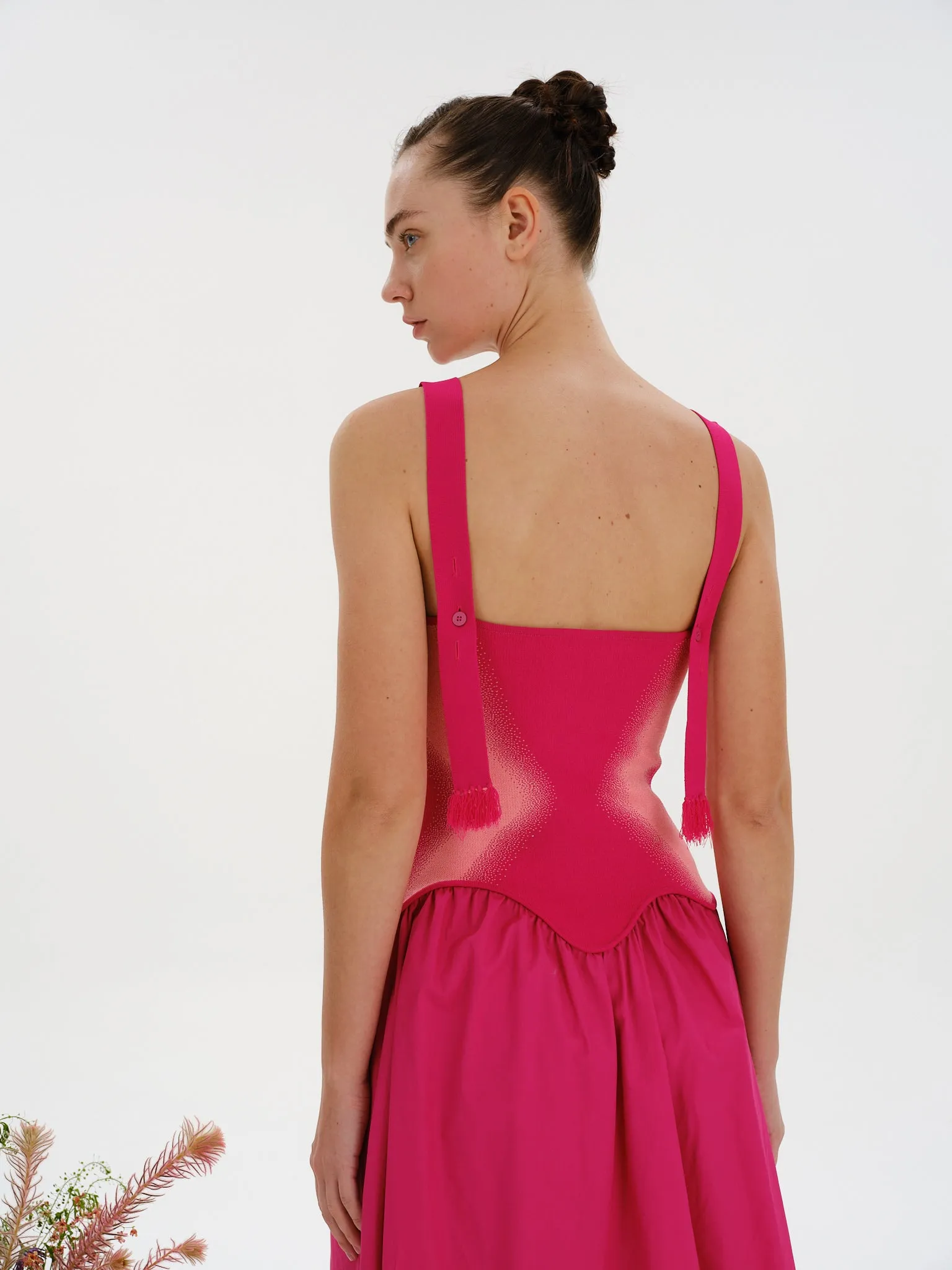 MUSHU MIXED MEDIA LONG DRESS sold by PH5 product image thumbnail 5