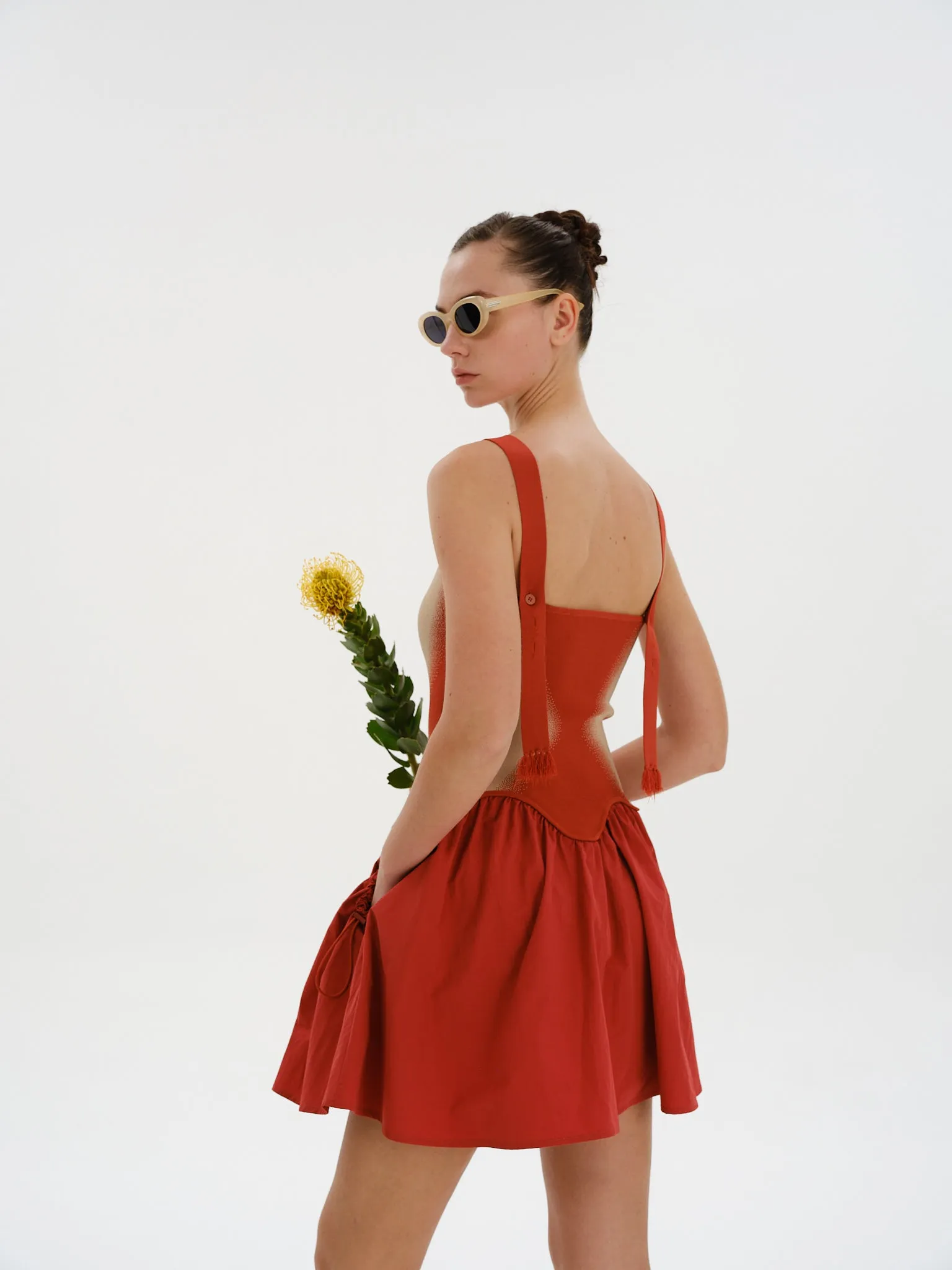 CLARA MIXED MEDIA MINI DRESS sold by PH5 product image thumbnail 4