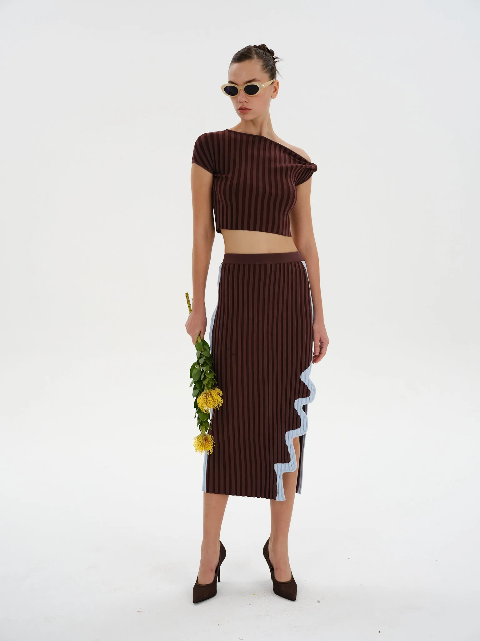 JELA PLEATED MIDI SKIRT sold by PH5 product image thumbnail 2