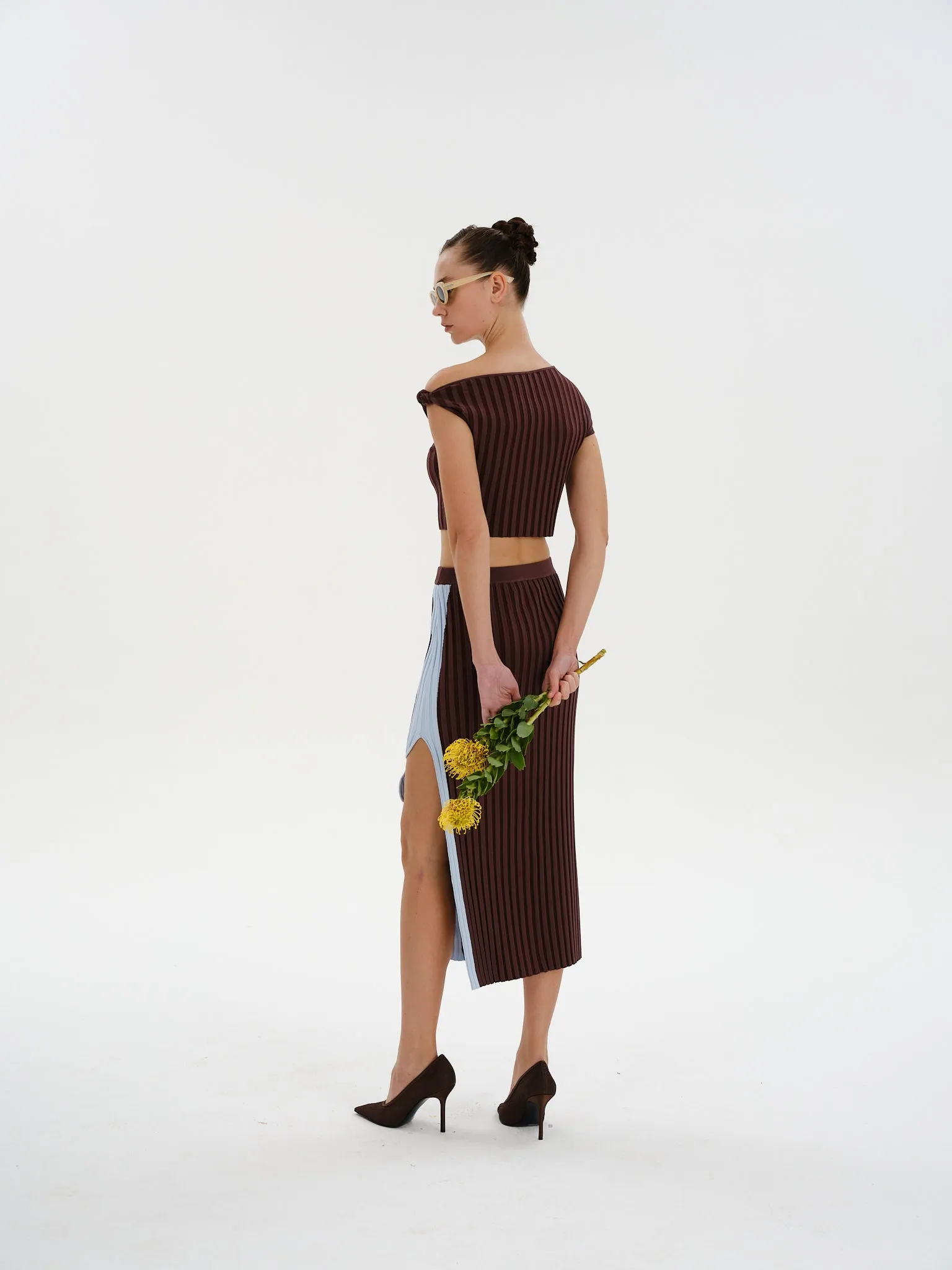 JELA PLEATED MIDI SKIRT sold by PH5 product image thumbnail 3