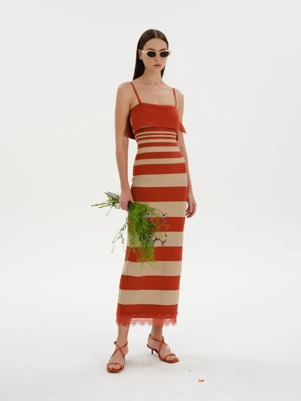 DAPHNE BANDAGE MIDI DRESS made by PH5